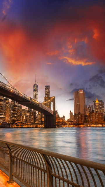 Das NYC - Brooklyn Bridge Wallpaper 360x640