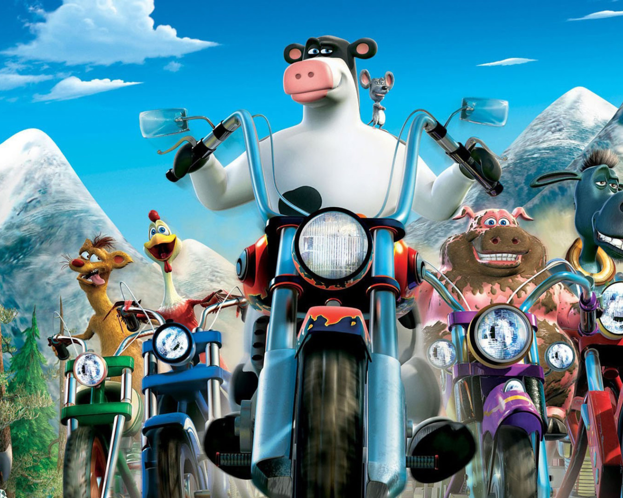 Fondo de pantalla Barnyard The Original Party 1280x1024