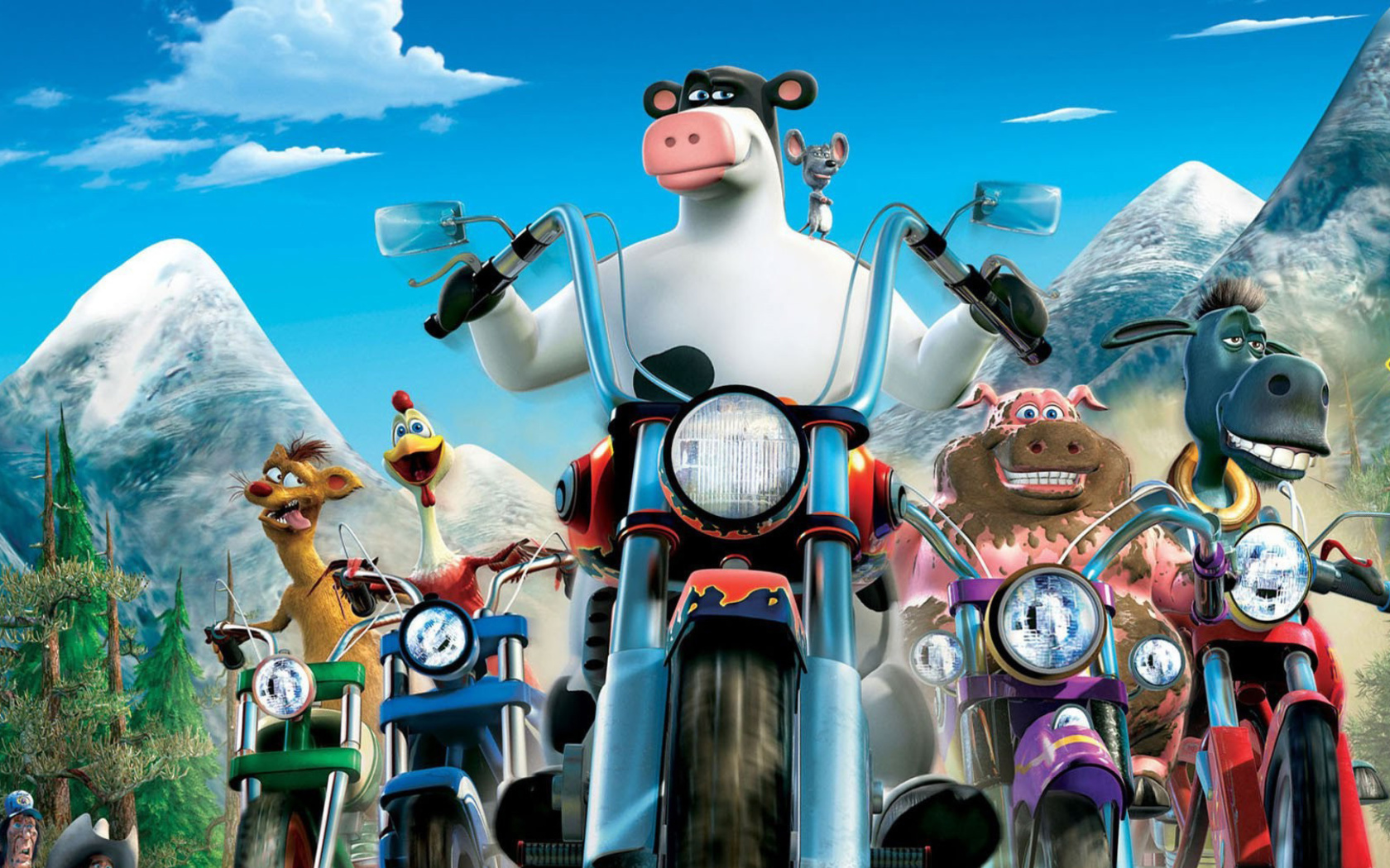 Fondo de pantalla Barnyard The Original Party 1680x1050