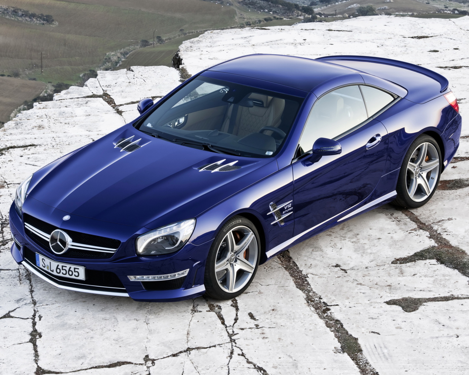 Обои Mercedes SL 65 AMG V12 Biturbo 1600x1280