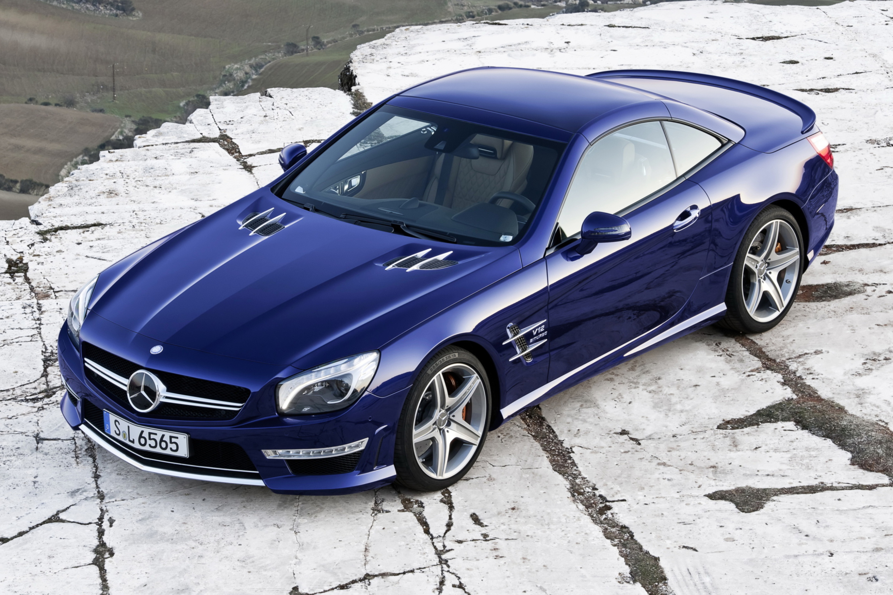 Das Mercedes SL 65 AMG V12 Biturbo Wallpaper 2880x1920