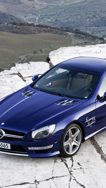 Mercedes SL 65 AMG V12 Biturbo screenshot #1 360x640