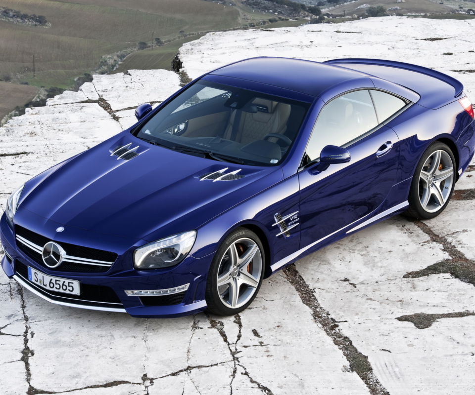 Mercedes SL 65 AMG V12 Biturbo wallpaper 960x800