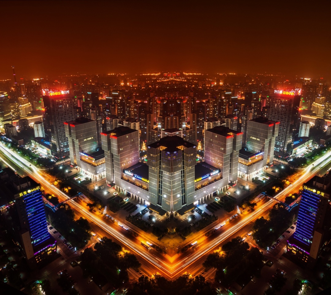 Beijing Panorama In China wallpaper 1080x960