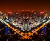 Fondo de pantalla Beijing Panorama In China 176x144