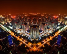 Beijing Panorama In China wallpaper 220x176
