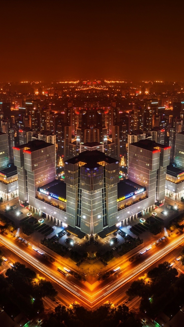 Beijing Panorama In China wallpaper 750x1334