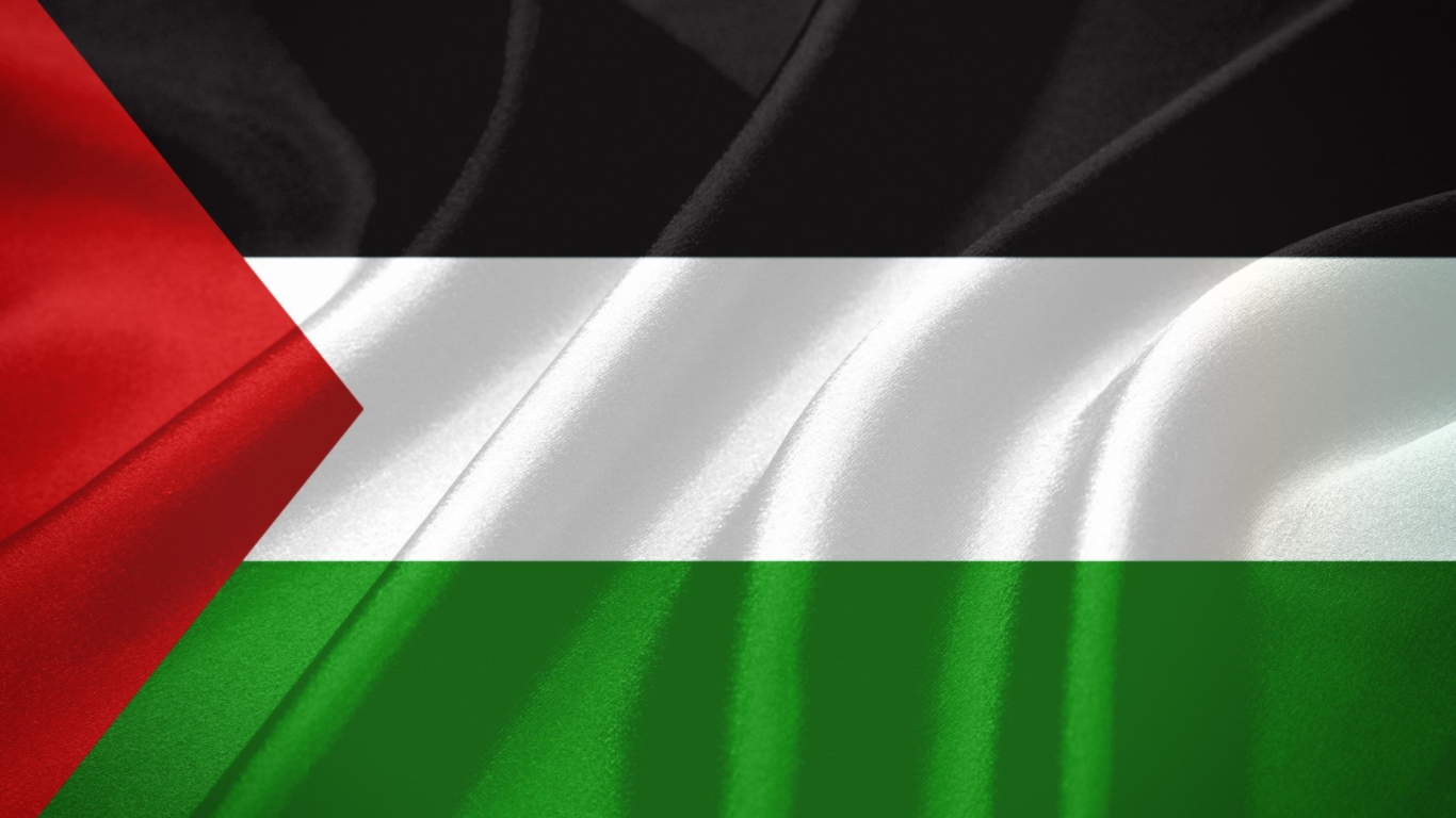 Palestinian flag wallpaper 1366x768