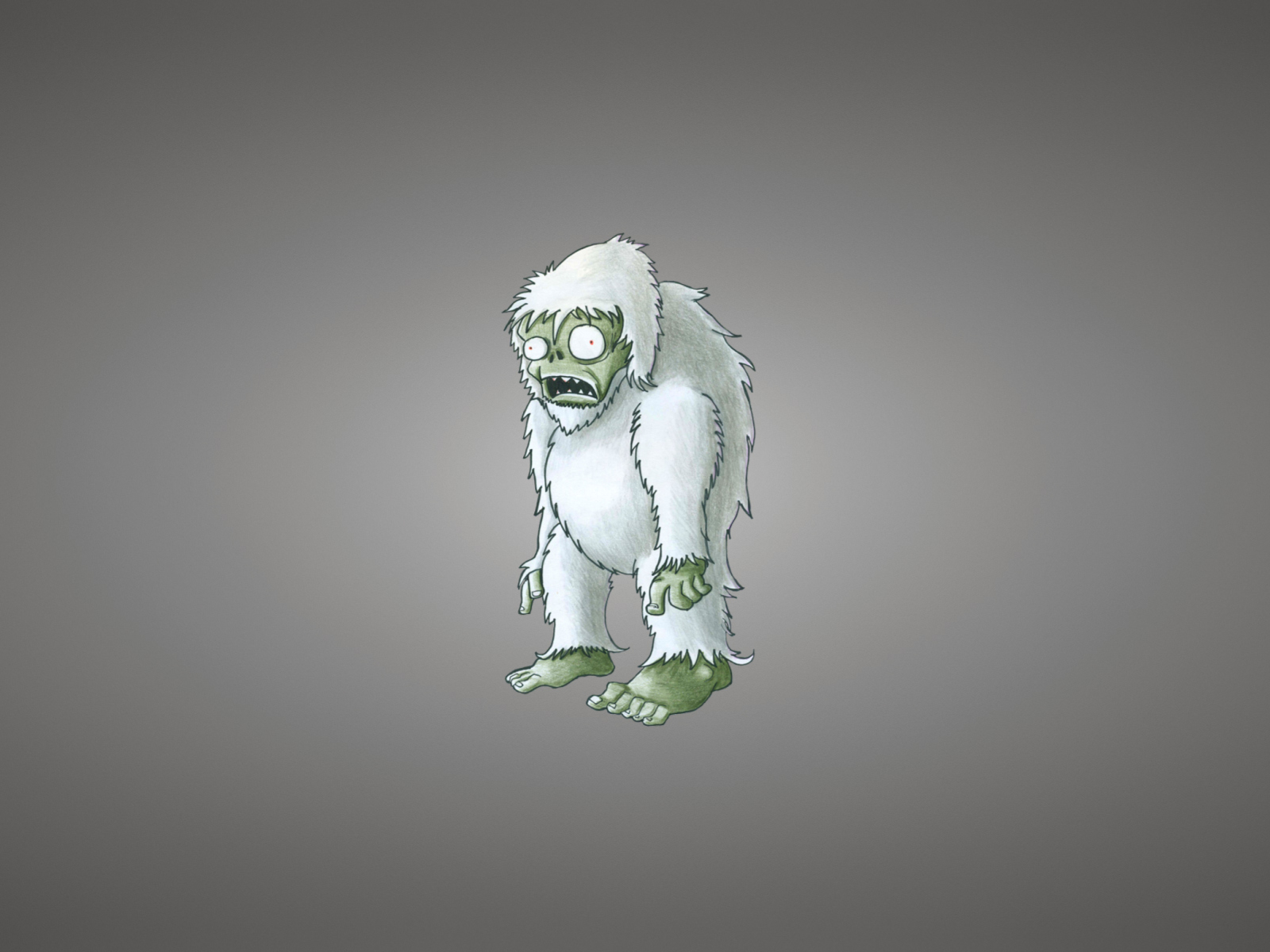 Fondo de pantalla Zombie Snowman 1600x1200