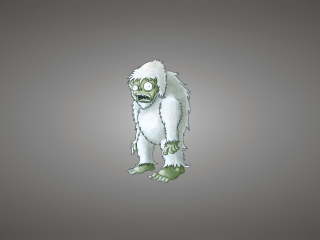 Das Zombie Snowman Wallpaper 640x480