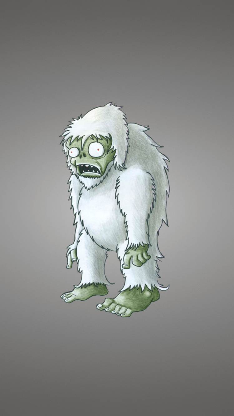 Das Zombie Snowman Wallpaper 750x1334