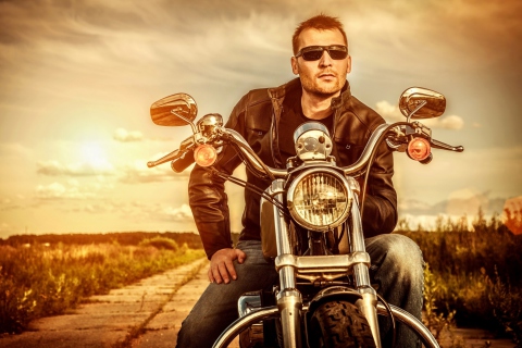 Motorcycle Driver wallpaper 480x320