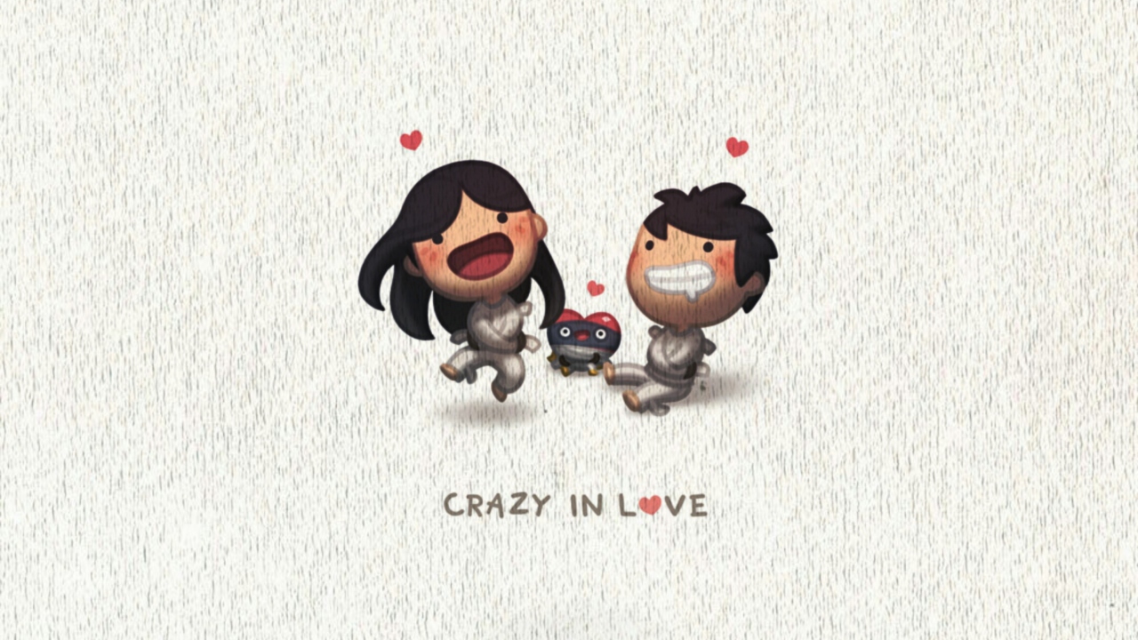 Обои Love Is - Crazy In Love 1280x720