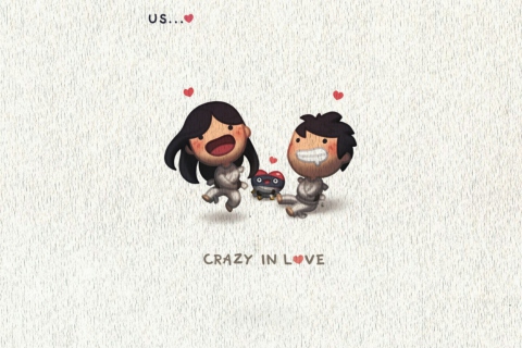 Screenshot №1 pro téma Love Is - Crazy In Love 480x320