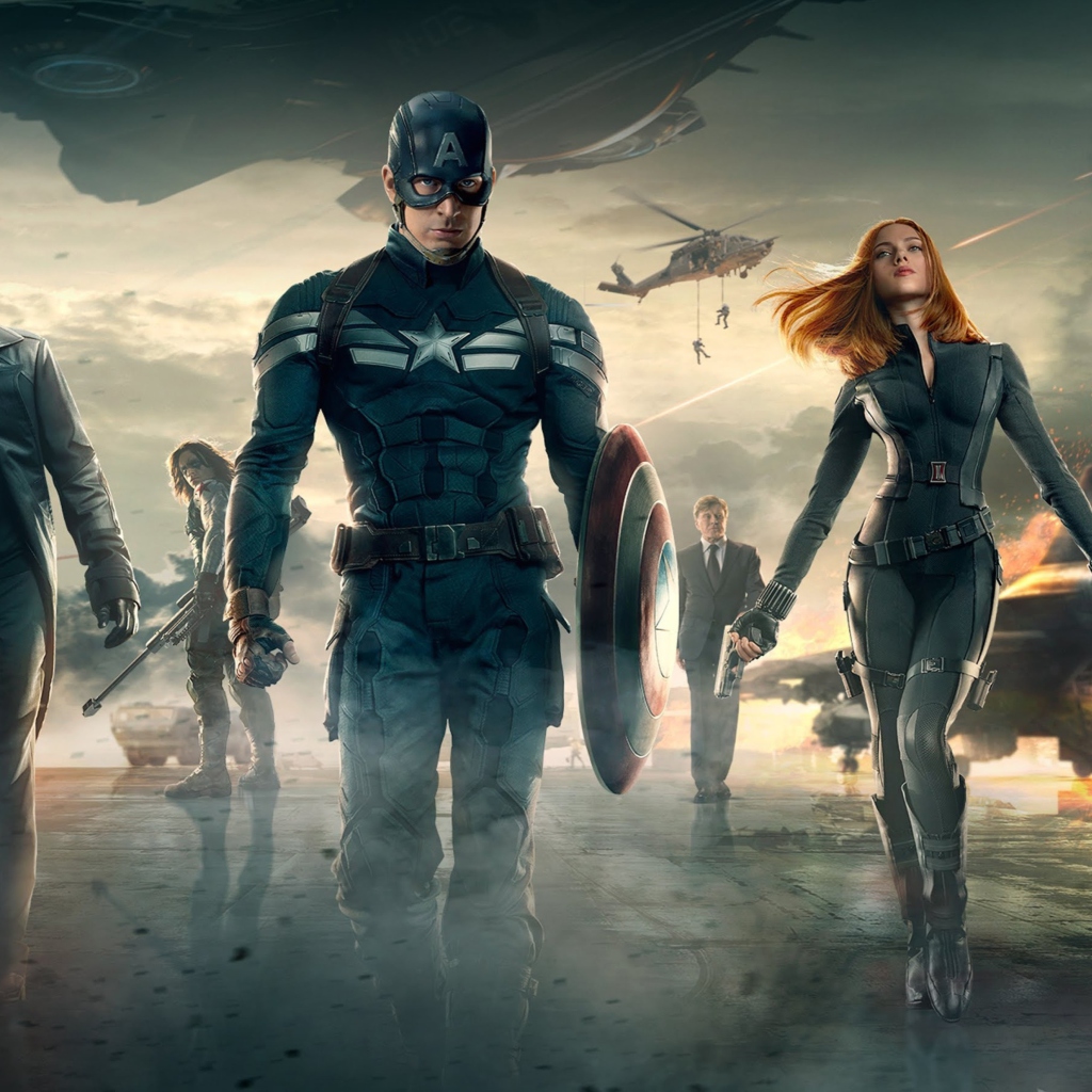 Обои Captain America The Winter Soldier Movie 1024x1024