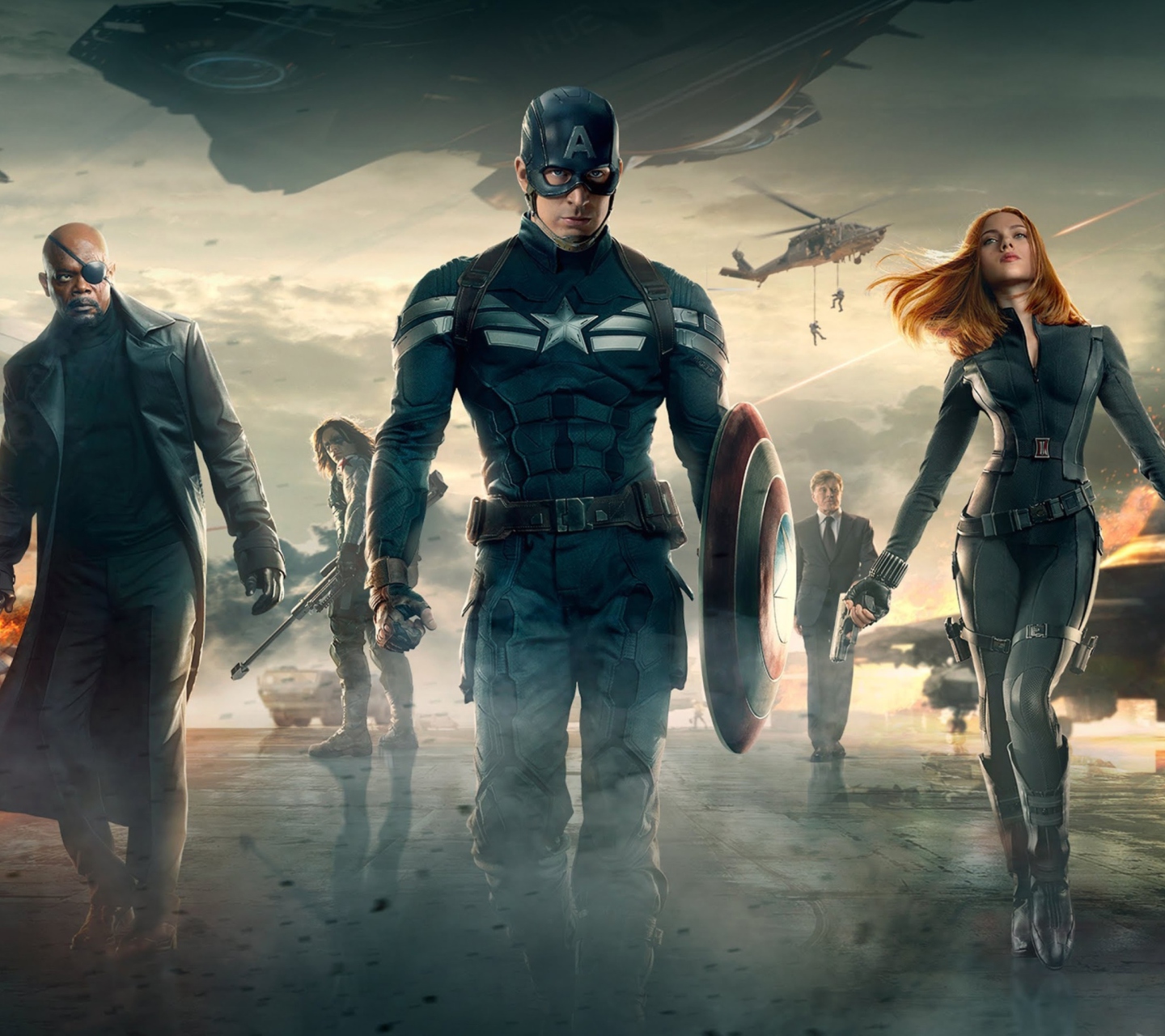 Screenshot №1 pro téma Captain America The Winter Soldier Movie 1440x1280