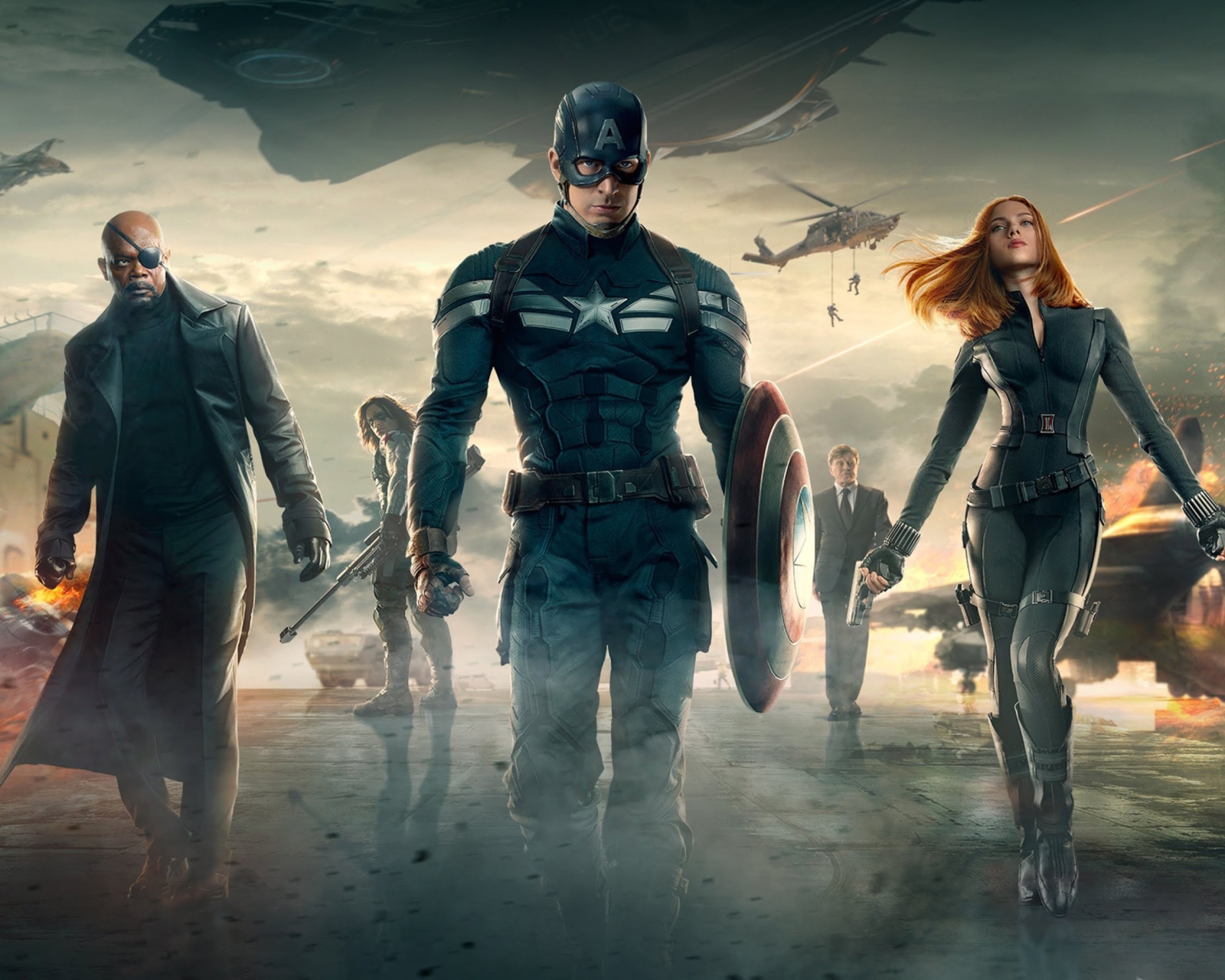 Captain America The Winter Soldier Movie wallpaper 1600x1280
