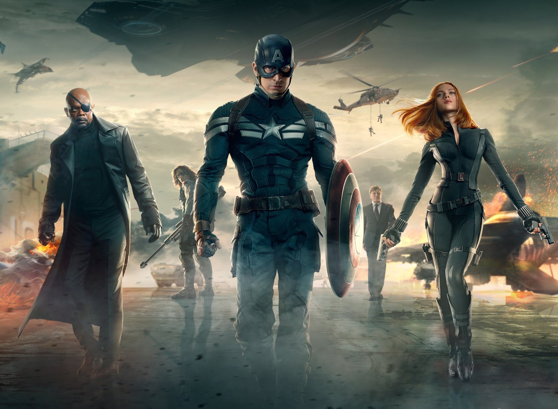 Fondo de pantalla Captain America The Winter Soldier Movie 1920x1408