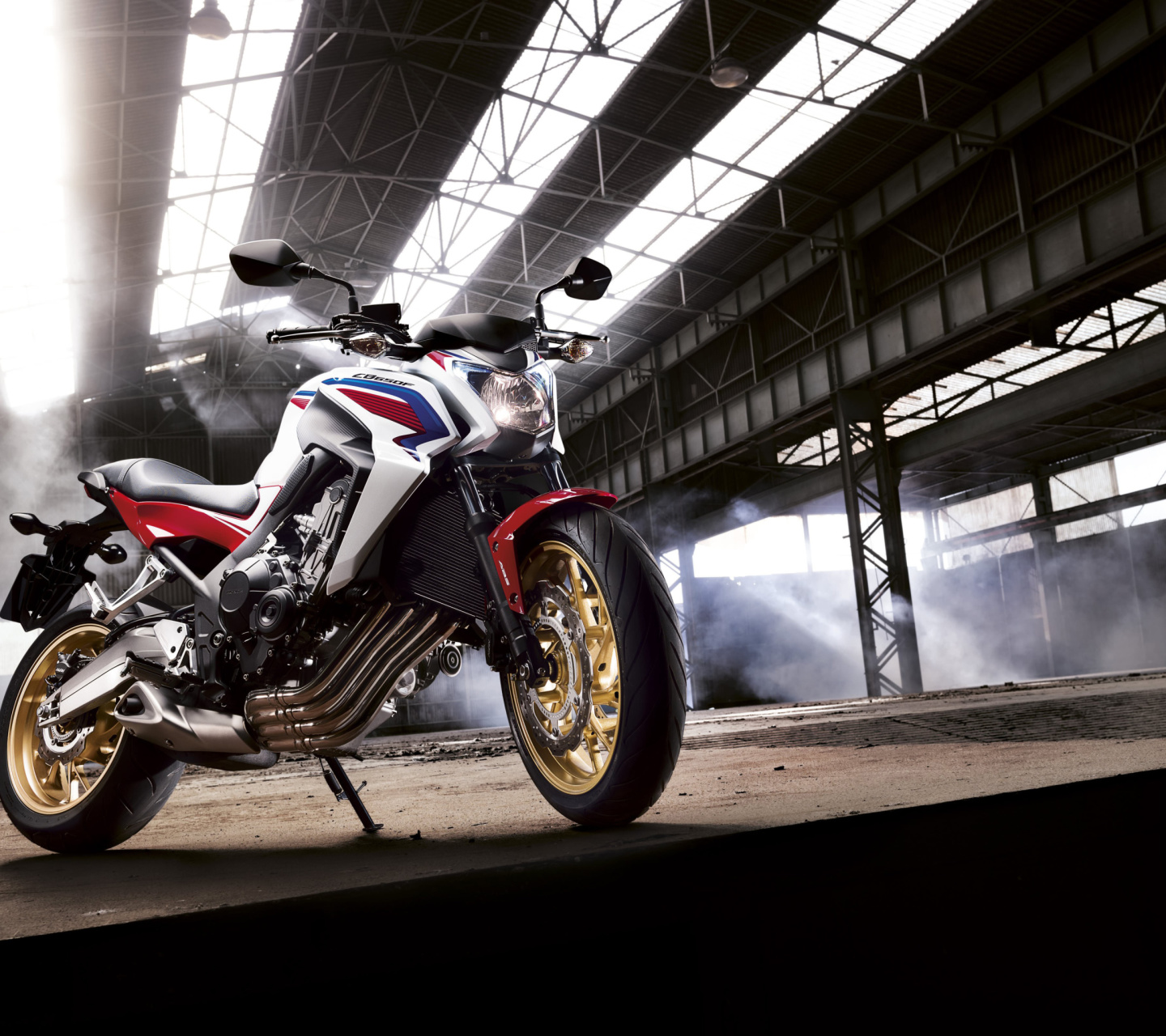 Fondo de pantalla Honda CB650 Custom Motorcycle 1440x1280