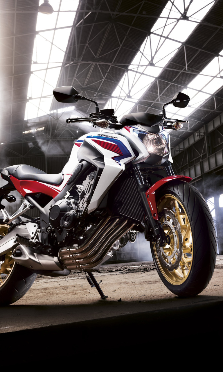 Fondo de pantalla Honda CB650 Custom Motorcycle 768x1280