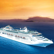 Fondo de pantalla Dawn Princess in South Pacific 208x208