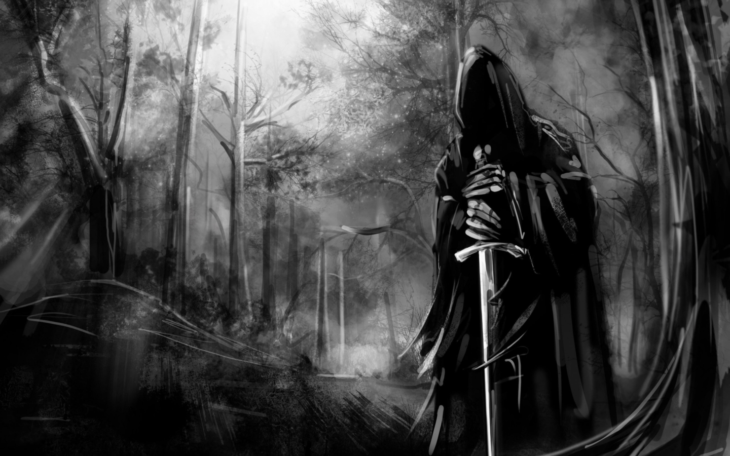 Lord Of The Rings Illustration wallpaper 1440x900