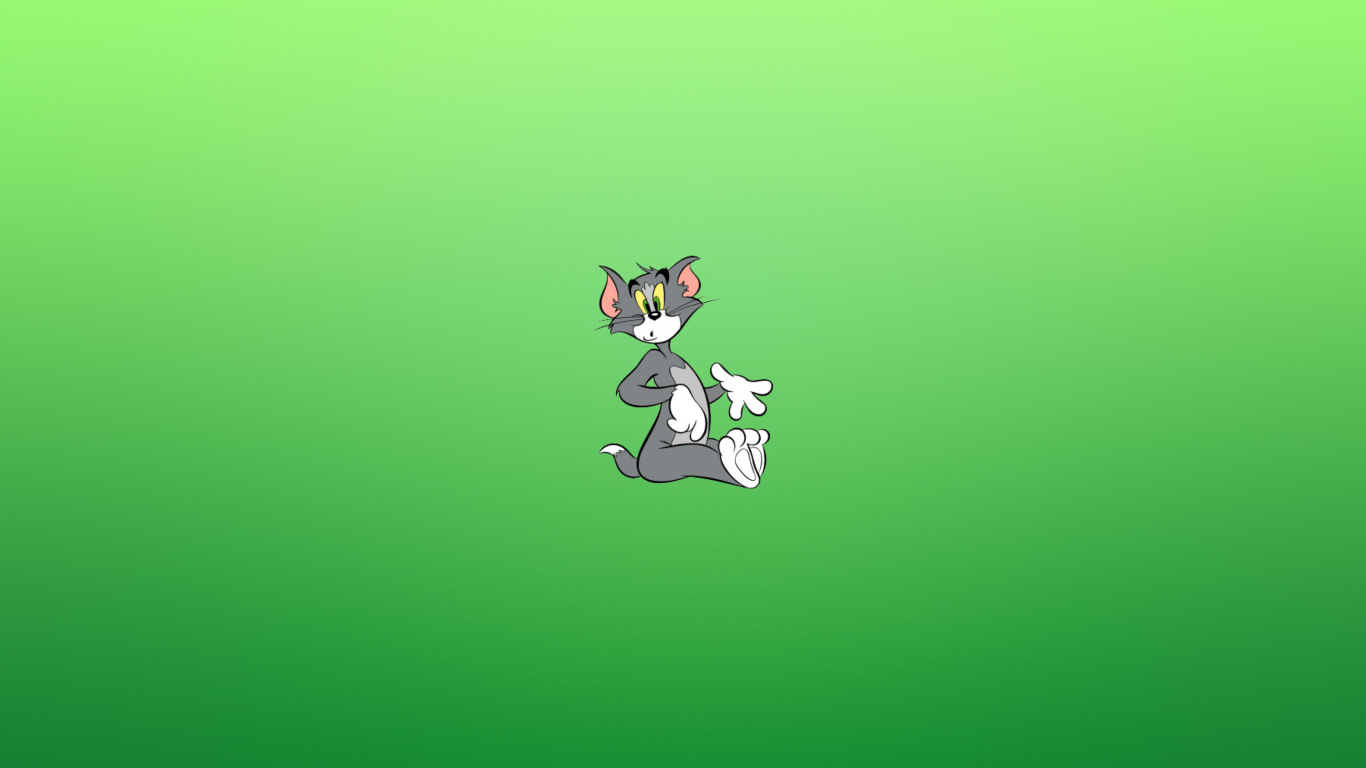 Fondo de pantalla Tom & Jerry 1366x768