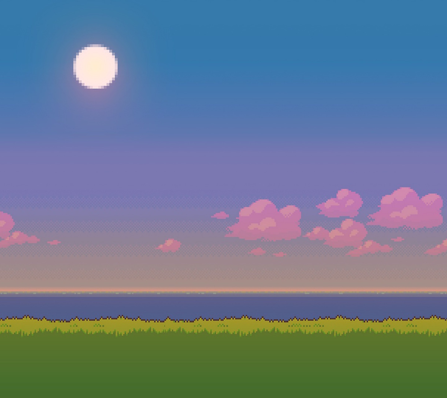 Fondo de pantalla Pixel Art 1440x1280