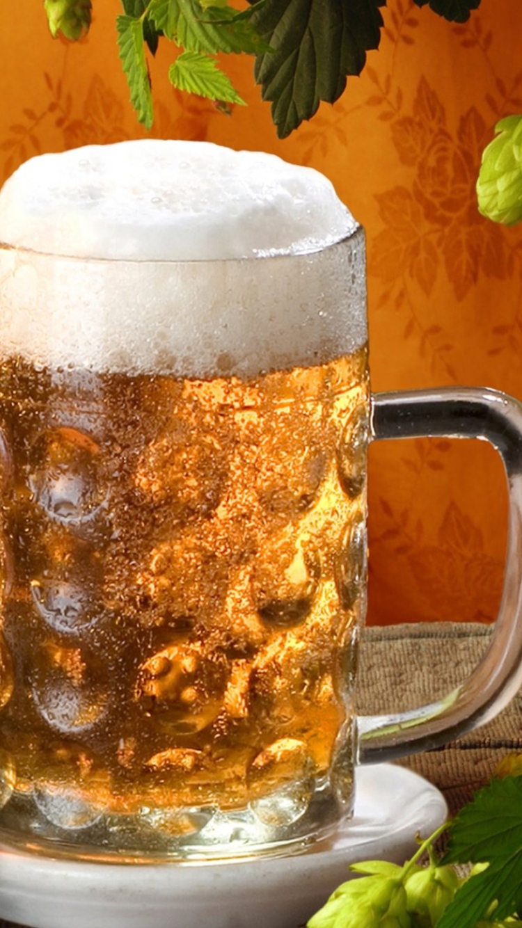 Cold Czech Beer wallpaper 750x1334