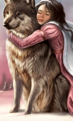 Princess And Wolf screenshot #1 240x400