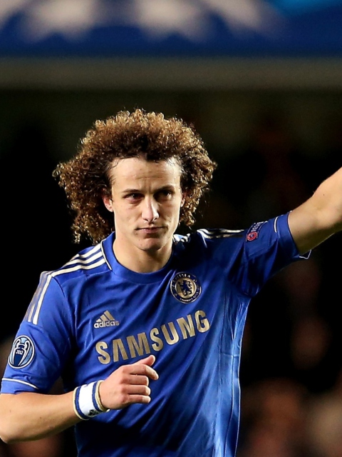 Sfondi David Luiz - Chelsea 480x640