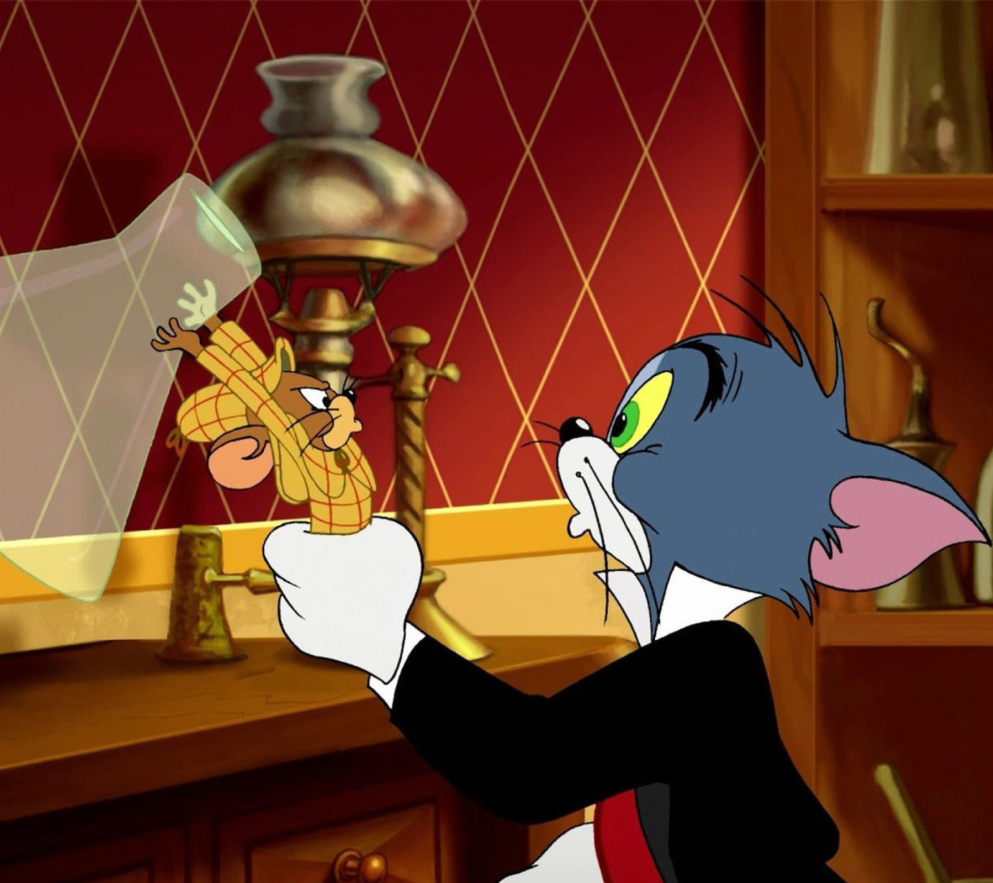Fondo de pantalla Tom and Jerry, 33 Episode, The Invisible Mouse 1440x1280