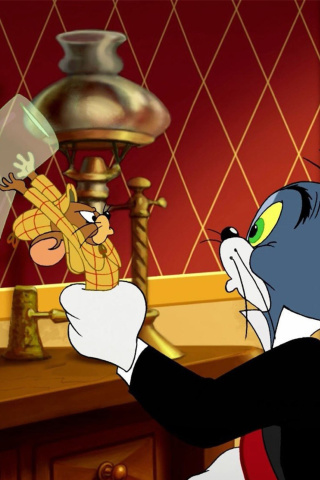 Sfondi Tom and Jerry, 33 Episode, The Invisible Mouse 320x480