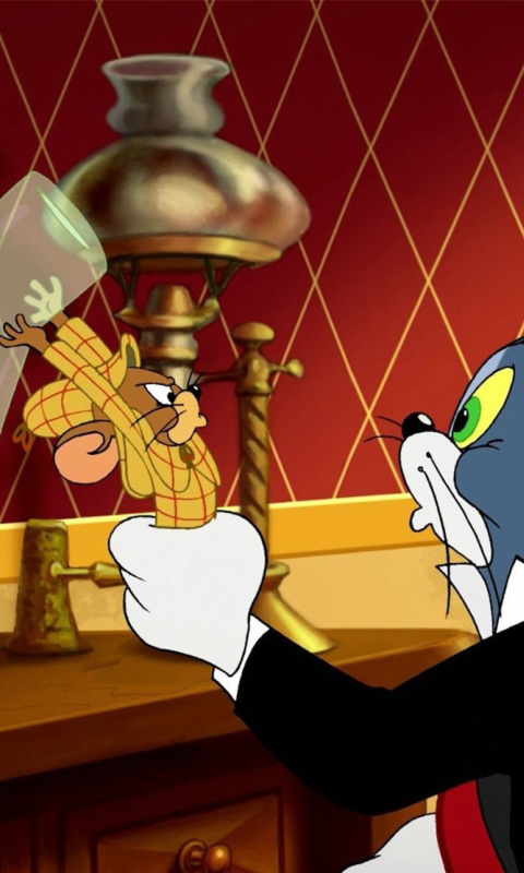 Screenshot №1 pro téma Tom and Jerry, 33 Episode, The Invisible Mouse 480x800