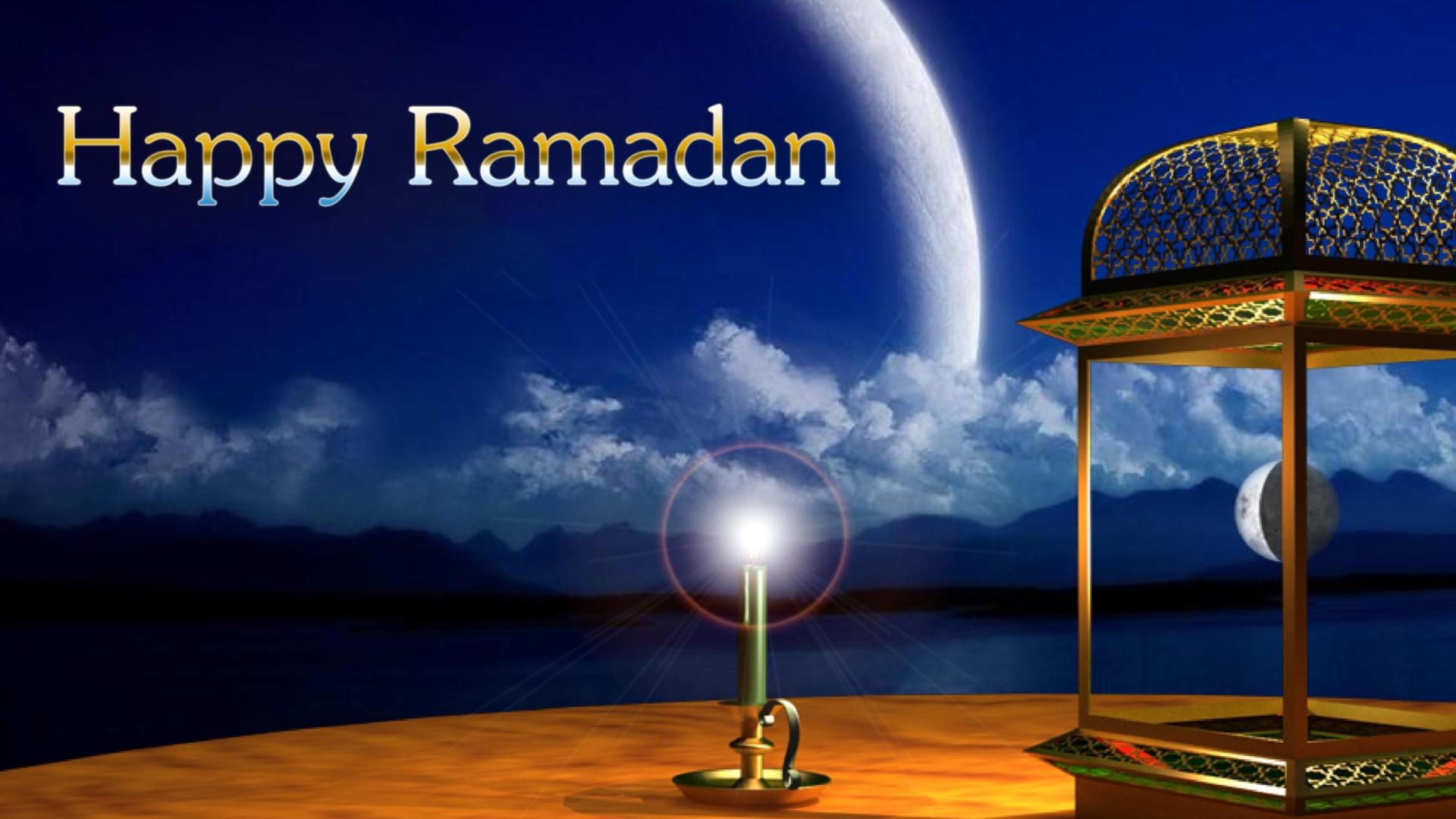 Happy Ramadan wallpaper 1920x1080