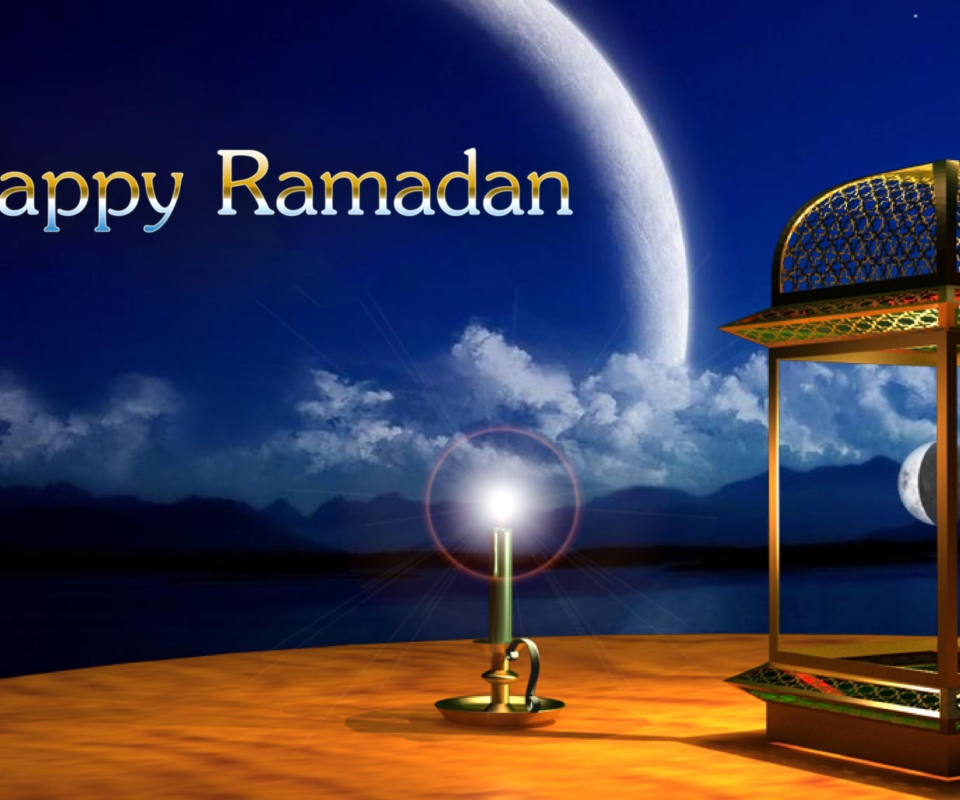 Das Happy Ramadan Wallpaper 960x800