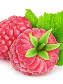 Raspberries wallpaper 240x320