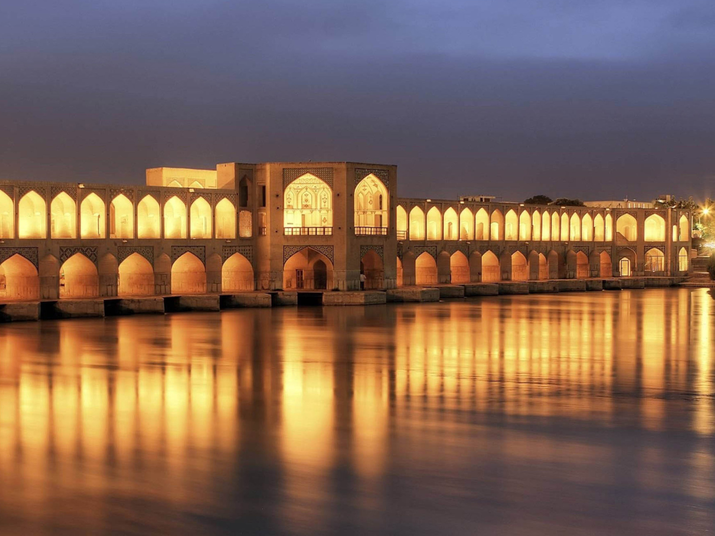 Fondo de pantalla Khaju Bridge - Iran 1400x1050