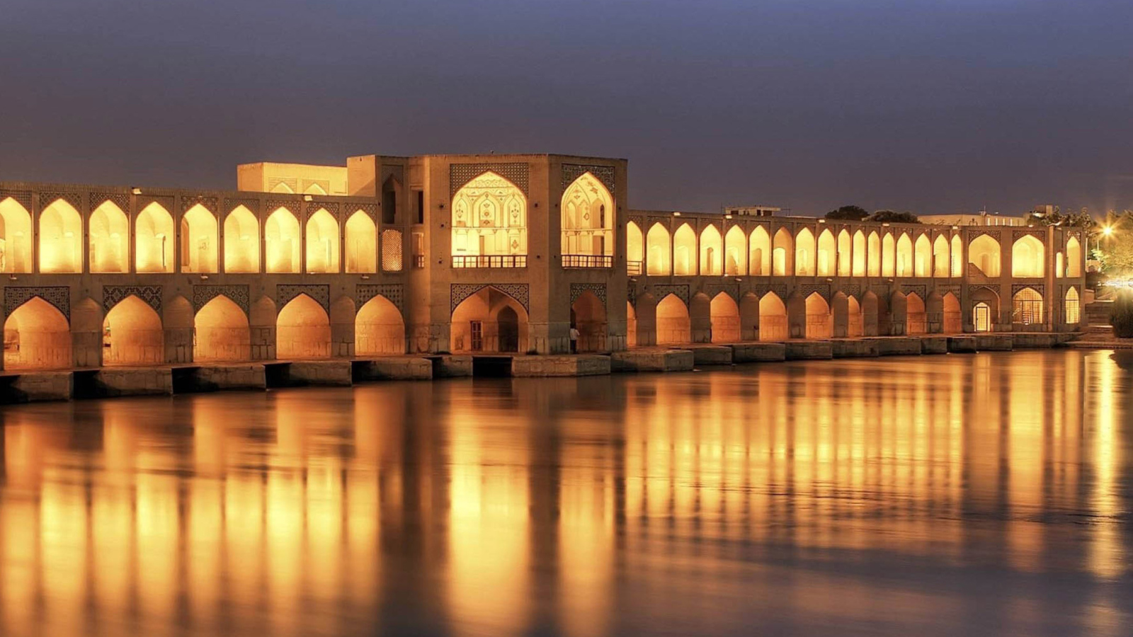 Screenshot №1 pro téma Khaju Bridge - Iran 1600x900