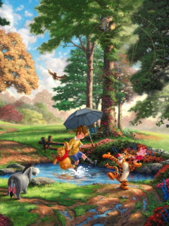 Winnie The Pooh And Friends wallpaper 240x320