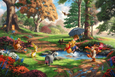 Winnie The Pooh And Friends wallpaper 480x320