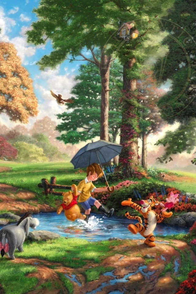 Fondo de pantalla Winnie The Pooh And Friends 640x960