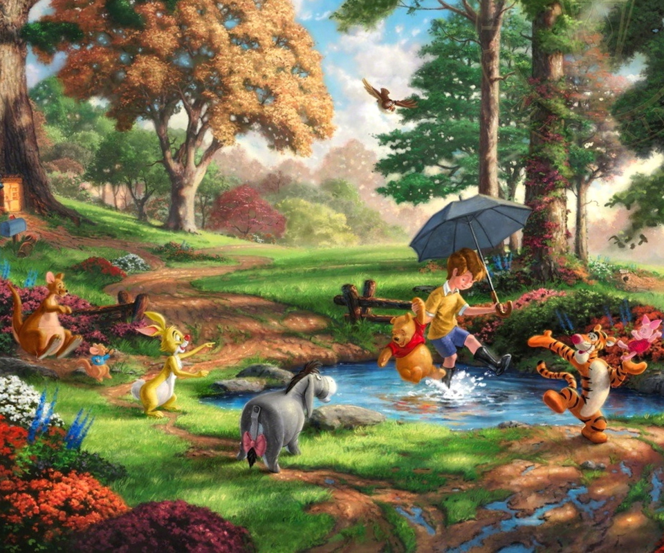 Winnie The Pooh And Friends wallpaper 960x800