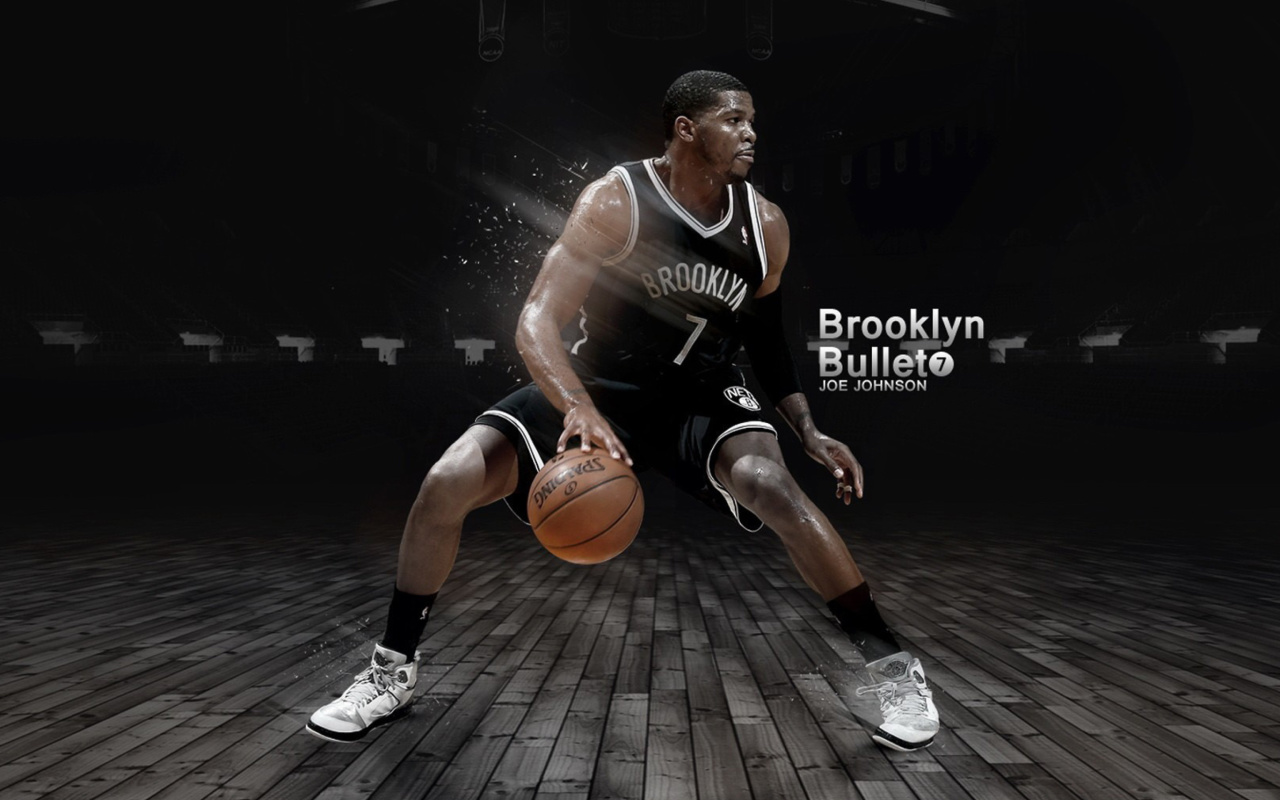 Sfondi Joe Johnson from Brooklyn Nets NBA 1280x800