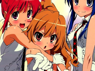Fondo de pantalla Anime Friends 320x240