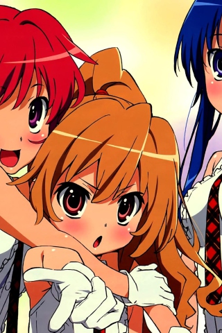 Das Anime Friends Wallpaper 320x480