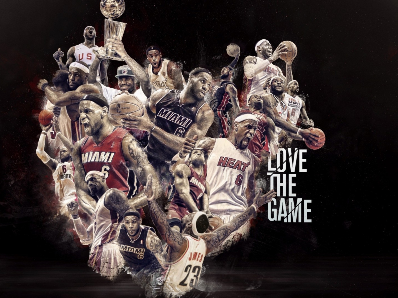 Das NBA, Basketball, Miami Wallpaper 1600x1200