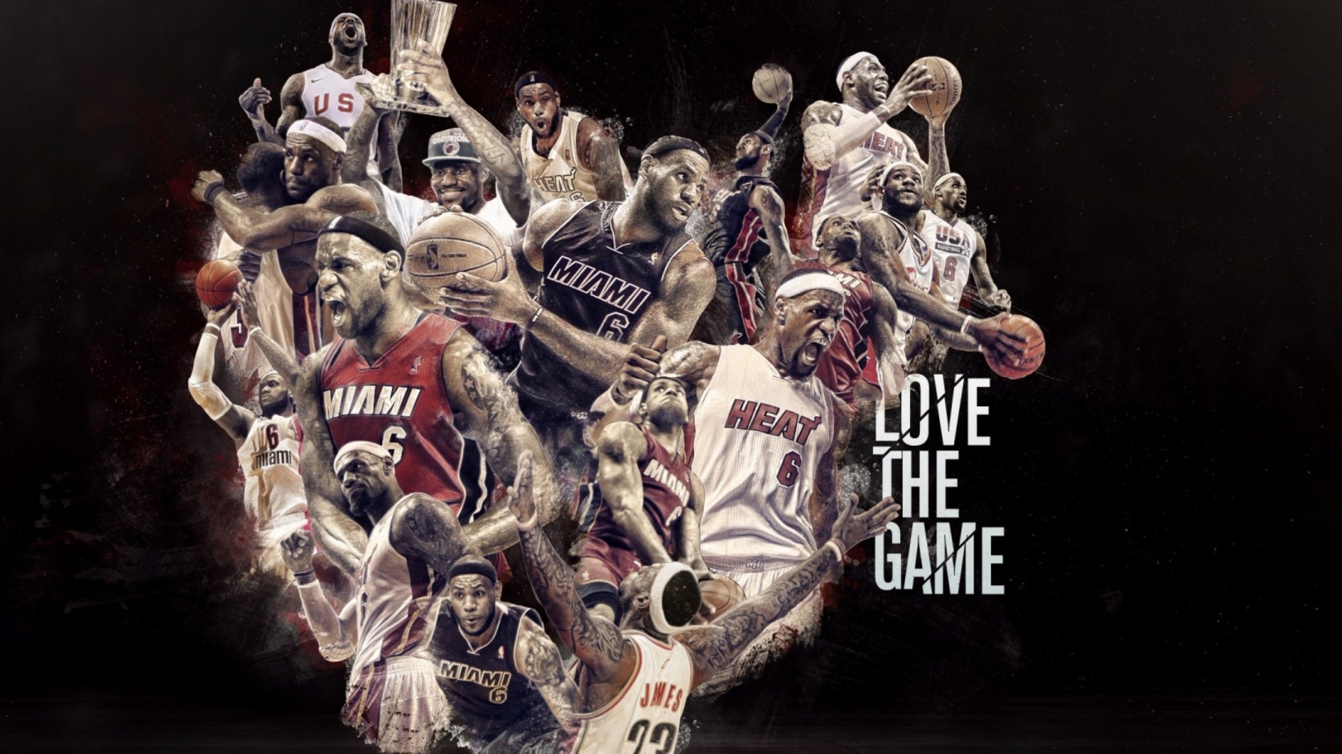 Das NBA, Basketball, Miami Wallpaper 1920x1080