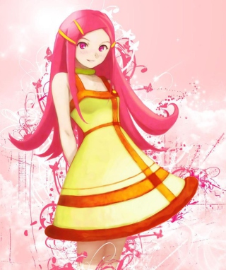 Girl With Pink Hair - Obrázkek zdarma pro 128x160