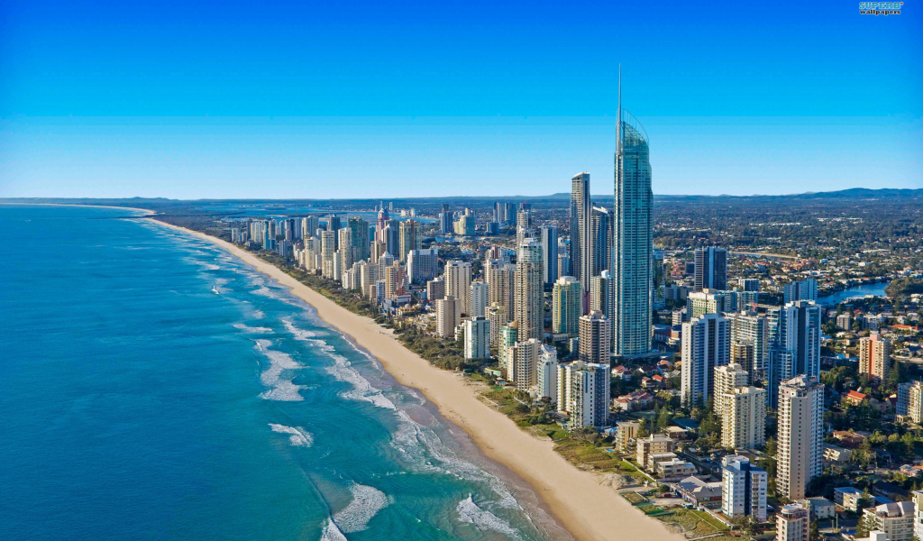 Gold Coast Australia wallpaper 1024x600